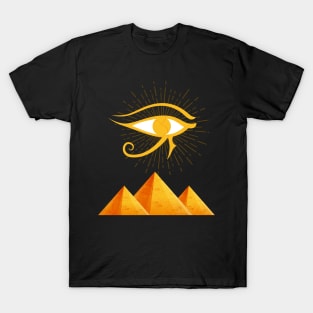 Egypt Pyramids Eye Of RA Hieroglyph T-Shirt